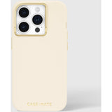 Case-Mate Silicone MagSafe Case For iPhone 15 Pro - Beige - 45-Degree Angle