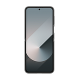 Samsung Silicone Case with Ring for Galaxy Z Flip6 - Grey - Front View
