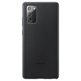 Samsung Leather Cover Case for Galaxy Note20 - Black - Side View