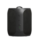 EFM Austin Mini Bluetooth Speaker with LED Colour Glow - Charcoal Black - Side View