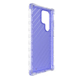 EFM Dakar Case Armour with D3O Crystalex for Samsung Galaxy S23 Ultra - Glitter Violet - Top-Down View