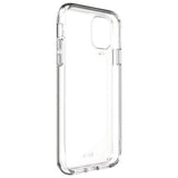 EFM Aspen D3O Crystalex Case Armour suits iPhone 11 Pro - Crystal Clear - Side View