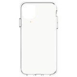 EFM Aspen D3O Crystalex Case Armour suits iPhone 11 Pro - Crystal Clear - Rear View