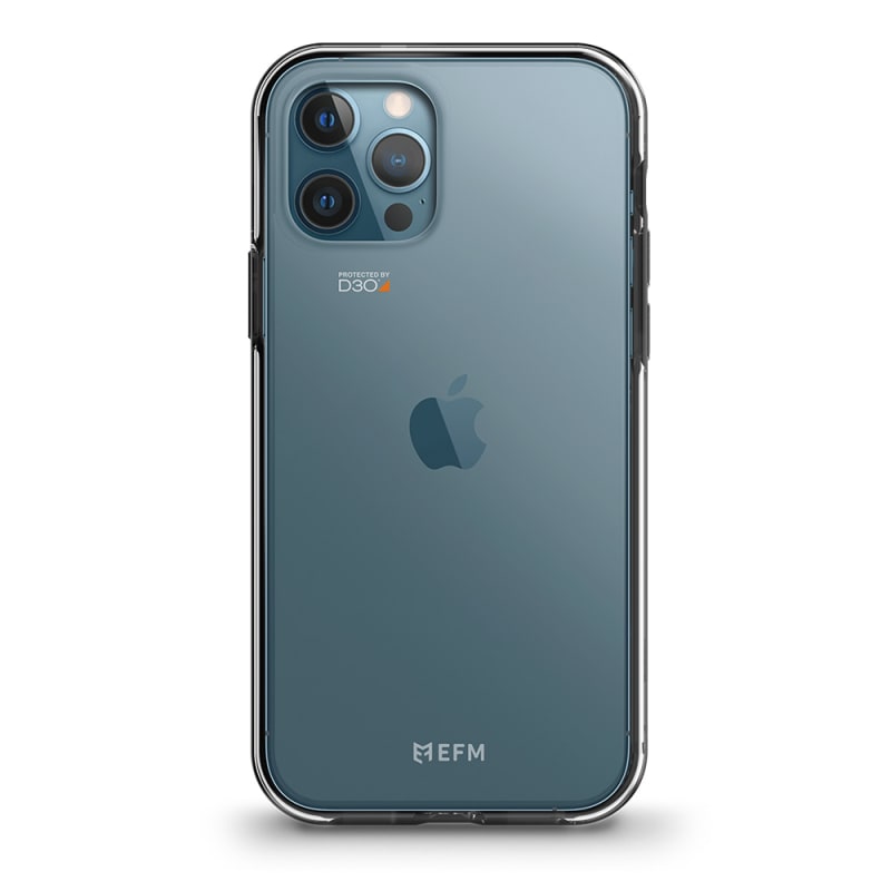 EFM Aspen Case Armour with D3O 5G Signal Plus for iPhone 12 Pro Max 6.7 - Slate/Clear