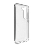 EFM Aspen Case Armour with D3O Crystalex for Samsung Galaxy S23+ - Crystal Clear - Top-Down View