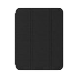 EFM Aspen Folio Case Armour with D3O & E Leather for iPad 10.9 (2022) - Black - Front View