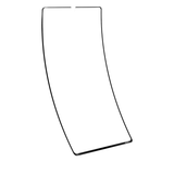 EFM ScreenSafe Film Screen Armour with D3O for Samsung Galaxy S22 Ultra (6.8) - Clear/Black - Top-Down View