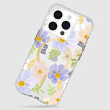 Case-Mate Rifle Paper MagSafe Case For iPhone 15 Pro - Pastel Marguerite - Side View