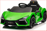 Lamborghini Revuelto Licensed Ride on 12V Remote Control Power Battery Car With Scissor door ??Green