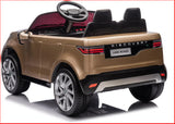 Land Rover Licensed 12V Electric Ride On kids Toy Car – Champagne - Front View