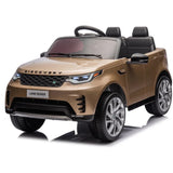 Land Rover Licensed 12V Electric Ride On kids Toy Car – Champagne - Top-Down View