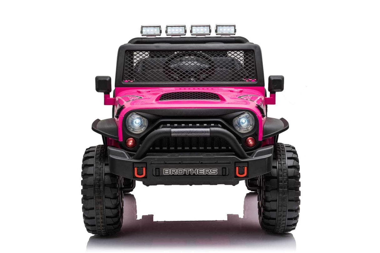 Jeep Off Road Inspired Ride On Car Kids Fairyland Adventure – Pink