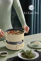 BEAR Multifunction Cooking Pot Hot Pot DHG-B25Z1 - Top-Down View