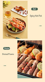 BEAR Multi-functional 2-in-1 Cooking Hot Pot And Griddle Barbecue Machine DKL-C15L1 - Rear View