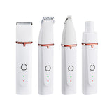 Pet Electric Trimmer Kit Hair Clipper Rabbit Grooming Shaver Fur Haircut Dog Cat - Top-Down View