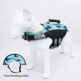 Ondoing Dog Life Jacket Lifesaver Pet Safety Vest Swimming Boating Float Aid Buoyancy - Side View