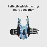 Ondoing Dog Life Jacket Lifesaver Pet Safety Vest Swimming Boating Float Aid Buoyancy - Close-Up Angle