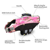 Ondoing Dog Life Jacket Lifesaver Pet Safety Vest Swimming Boating Float Aid Buoyancy - Extra Image