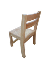 Rubberwood Stacking Chairs - Front View