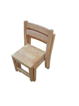 Rubberwood Stacking Chairs - Top-Down View