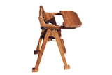 Baby High Chair (Acacia) - Top-Down View
