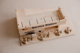 Solid Wooden Service Station - Side View