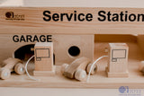Solid Wooden Service Station - Top-Down View
