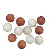 Two tone balls set of 12