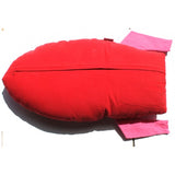 Roket Cuddling Cushion Red - Front View