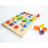 Lower Case Letter Puzzle - Front View