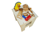 Wooden Work Bench - Front View