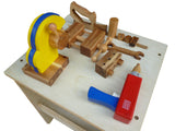 Wooden Work Bench - Side View