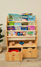 4 Tier bookshelf and drawers