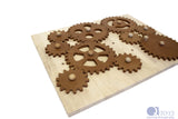 Gear Construction Set - Top-Down View