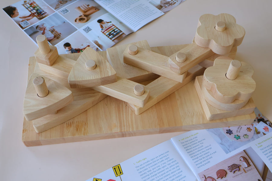 Stack a block board 14 pcs