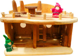 Medium Dollhouse - Top-Down View