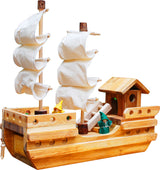 Wooden Pirate Ship - Front View