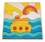 Ocean Scene Puzzle and play set