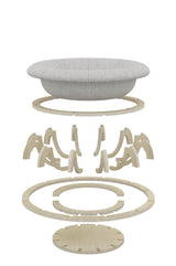Wooden Multi-Function Cat and Dog Nest Bed - 45-Degree Angle