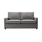 RAY 2 Seater Sofa bed with Separate Foam Mattress- Dark grey - Side View