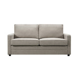 RAY 2 Seater Sofa bed with Separate Foam Mattress- Light grey - Side View