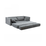 COMFY 3 Seater Sofa bed Queen Grey - 45-Degree Angle