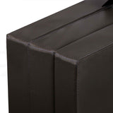 Folding Exercise Floor Mat Dance Yoga Gymnastics Training Home Judo Pilates Gym - Black - Rear View