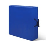 Folding Exercise Floor Mat Dance Yoga Gymnastics Training Home Judo Pilates Gym - Blue - 45-Degree Angle