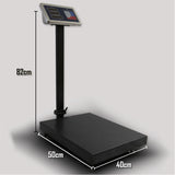 300kg Electronic Digital Platform Scale Computing Postal Shop Scales Weight - Rear View