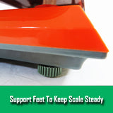 Kitchen Scale Digital Commercial Postal Shop Electronic Weight Scales Food 40KG - orange - Side View