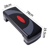 3 Levels Aerobic Workout Home Gym 4 Block Bench Step Stepper - Top-Down View