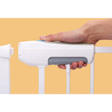 Adjusted Baby Pet Child Safety Security Gate Auto Swing Door - Side View