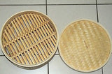 11 Inch Brand New Bamboo Steamer Set - 2 Steamer Baskets With 1 Lid - 45-Degree Angle