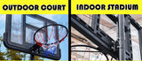 Basketball Hoop Stand System Portable Adjustable Height Ring Backboard Net Rim